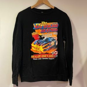 Shein race car sweater